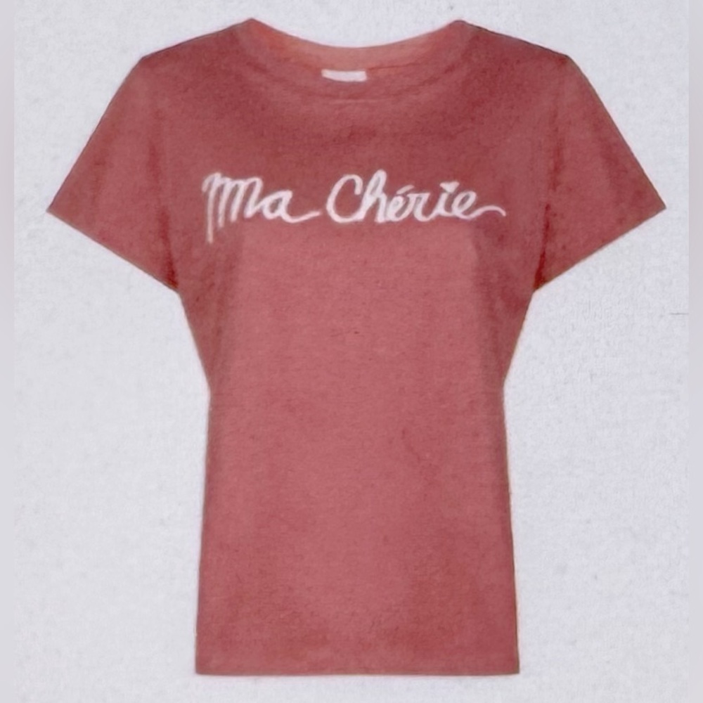 CINQ A SEPT Ma Cherie T Shirt Top in Pink Small SOLD OUT